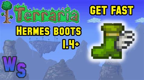 terraria seed with hermes boots 1.4|Terraria Hermes boots crafting.